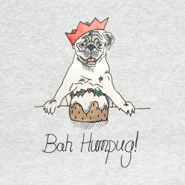 Bah humbug - Bah humpug - Pug lover gift by B-ARTIZAN